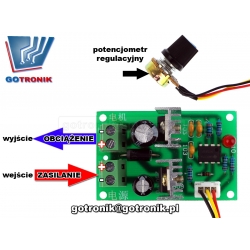 Sterownik PWM 12-36V 3A