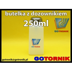 Butelka z tworzywa HDPE z dozownikiem 250ml