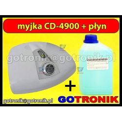 Myjka ultradźwiękowa CD-4900 600ml + płyn 500ml