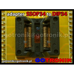 Adapter SSOP34 to DIP34 z podstawką