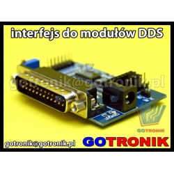 Interfejs kontrolny do PC dla modułów generatorów DDS AD9850 AD9851