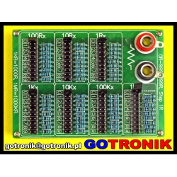 Dekada rezystorowa 0 - 10MOhm / 0.25W