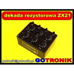 Dekada rezystorowa ZX21 od 0Ω do 99 999Ω