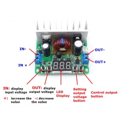 DP4016 przetwornica napięcia 0-38V 8A 200W LED