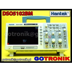 Oscyloskop cyfrowy DSO5102BM Hantek 100MHz