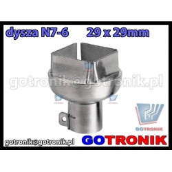 Zapasowa dysza N7-6 29x29mm do stacji HOT-AIR ZD-912 ZD-939