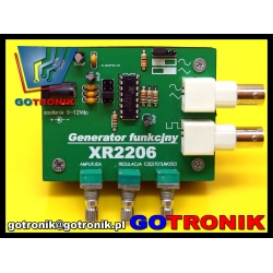 XR2206 generator funkcyjny wersja BNC