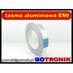 Taśma aluminiowa EMI z klejem 20mm