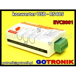 EVC8001 - konwerter USB - RS485 z izolacją