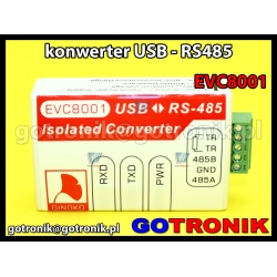 EVC8001 - konwerter USB - RS485 z izolacją