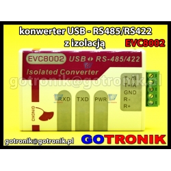 EVC8002 - konwerter USB - RS485/RS422 z izolacją