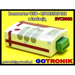 EVC8002 - konwerter USB - RS485/RS422 z izolacją