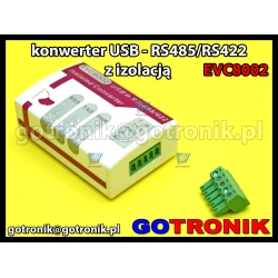 EVC8002 - konwerter USB - RS485/RS422 z izolacją