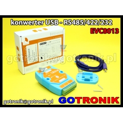 EVC8013 - konwerter USB - RS485/RS422/RS232 z izolacją