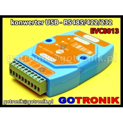 EVC8013 - konwerter USB - RS485/RS422/RS232 z izolacją