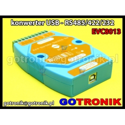 EVC8013 - konwerter USB - RS485/RS422/RS232 z izolacją