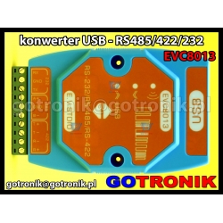 EVC8013 - konwerter USB - RS485/RS422/RS232 z izolacją