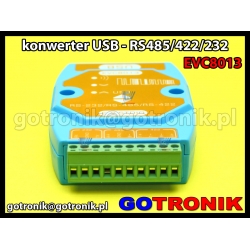 EVC8013 - konwerter USB - RS485/RS422/RS232 z izolacją