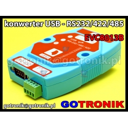 EVC8013B - konwerter USB - RS485/RS422/RS232 z izolacją