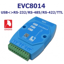 EVC8014 konwerter USB - RS232/485/422 TTL z izolacją