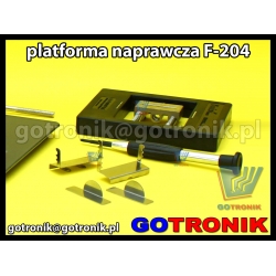 Platforma naprawcza z uchwytem do płytek PCB + statyw do kolby