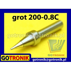 Grot 200-0.8C - ścięty 0,8mm