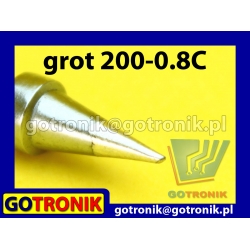 Grot 200-0.8C - ścięty 0,8mm