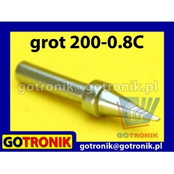 Grot 200-0.8C - ścięty 0,8mm