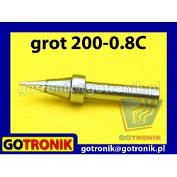 Grot 200-0.8C - ścięty 0,8mm