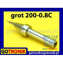 Grot 200-0.8C - ścięty 0,8mm