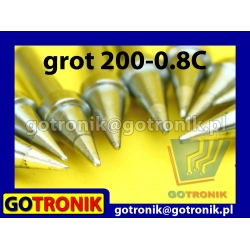 Grot 200-0.8C - ścięty 0,8mm