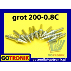Grot 200-0.8C - ścięty 0,8mm