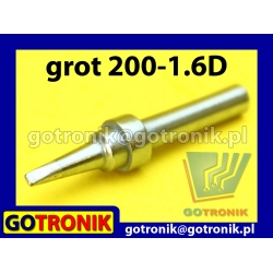Grot 200-1.6D - płaski dłuto 1,6mm