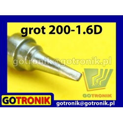 Grot 200-1.6D - płaski dłuto 1,6mm