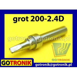 Grot 200-2.4D - płaski dłuto 2,4mm