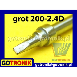 Grot 200-2.4D - płaski dłuto 2,4mm