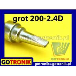 Grot 200-2.4D - płaski dłuto 2,4mm