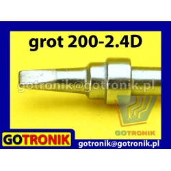 Grot 200-2.4D - płaski dłuto 2,4mm