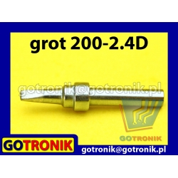 Grot 200-2.4D - płaski dłuto 2,4mm