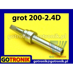 Grot 200-2.4D - płaski dłuto 2,4mm