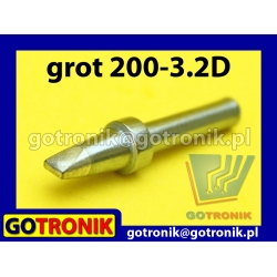 Grot 200-3.2D - płaski dłuto 3,2mm