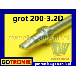 Grot 200-3.2D - płaski dłuto 3,2mm