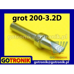 Grot 200-3.2D - płaski dłuto 3,2mm