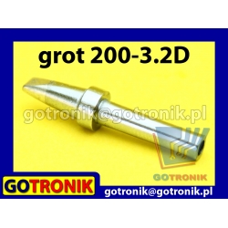 Grot 200-3.2D - płaski dłuto 3,2mm