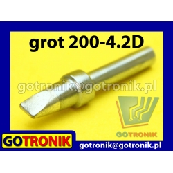 Grot 200-4.2D - płaski dłuto 4,2mm