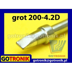 Grot 200-4.2D - płaski dłuto 4,2mm