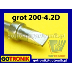 Grot 200-4.2D - płaski dłuto 4,2mm