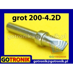 Grot 200-4.2D - płaski dłuto 4,2mm