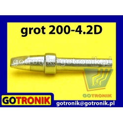 Grot 200-4.2D - płaski dłuto 4,2mm