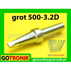 Grot 500-3.2D - płaski dłuto 3,2mm